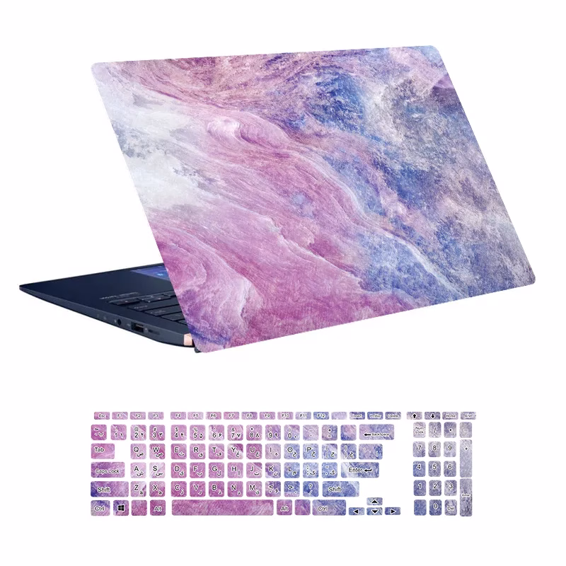 marble-design-laptop-skin-code-45-with-keyboard-sticker