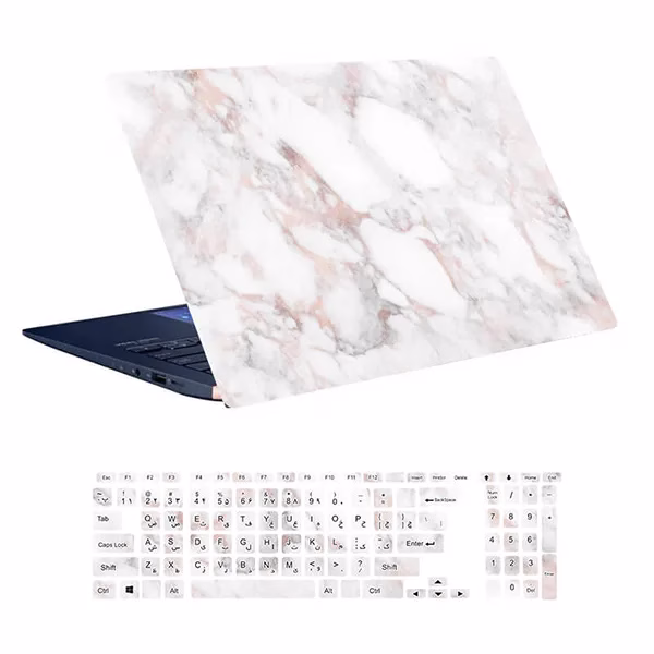 marble-design-laptop-skin-code-40-with-keyboard-sticker