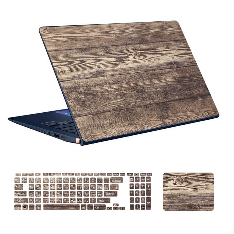 wood-design-laptop-sticker-code-23-with-keyboard-sticker
