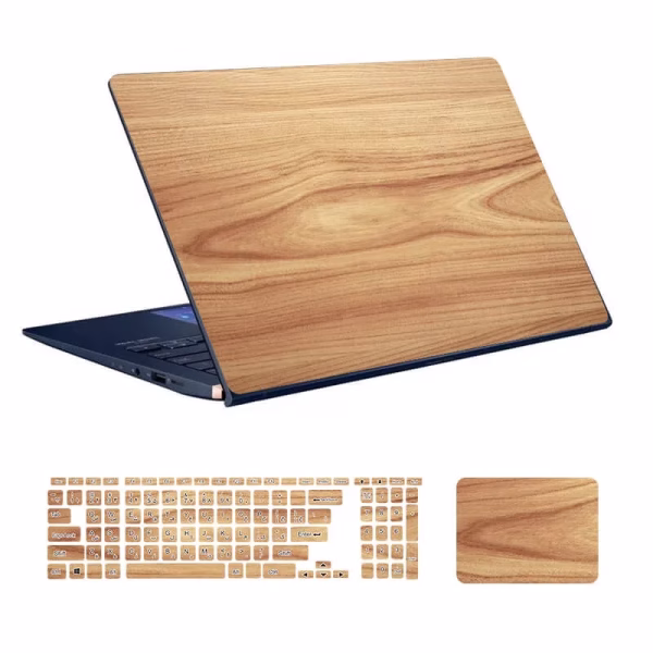 wood-design-laptop-sticker-code-34-with-keyboard-sticker