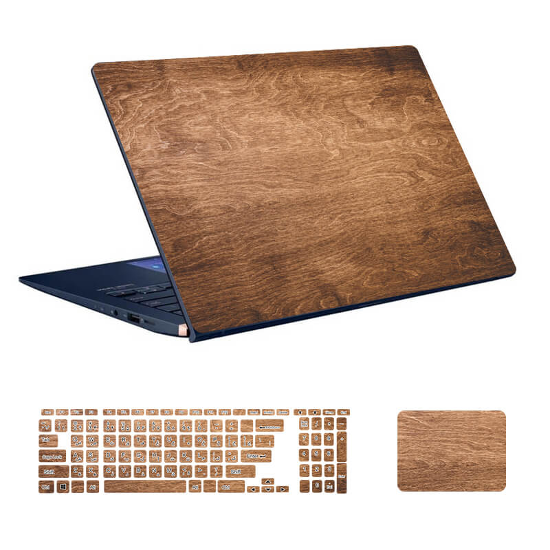 wood-design-laptop-sticker-code-27-with-keyboard-sticker