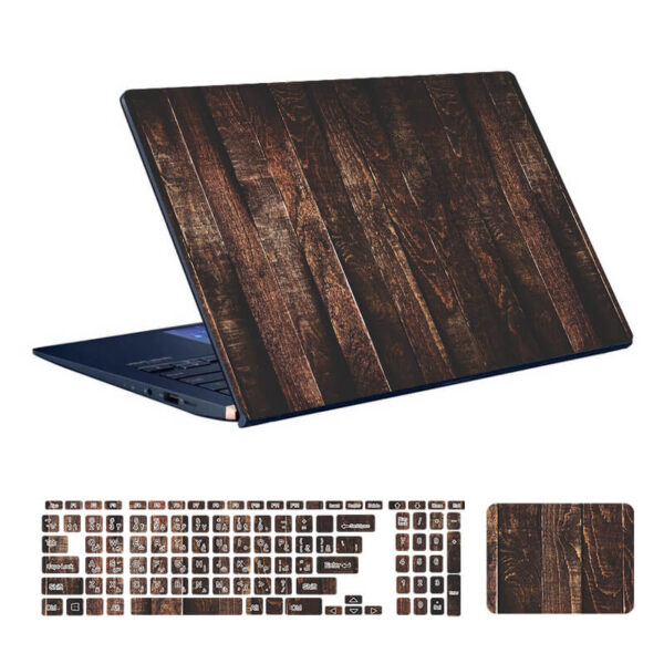 laptop-sticker-design-wood-code-18-with-keyboard-sticker