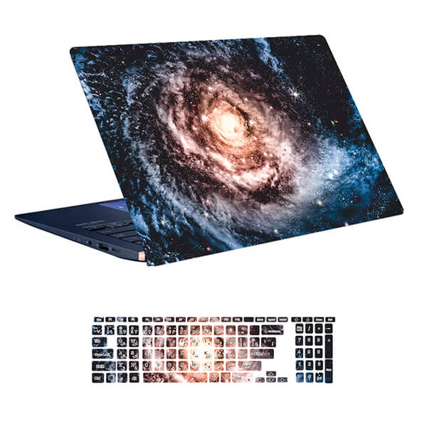 laptop-skin-with-space-design-code-136-along-with-keyboard-sticker