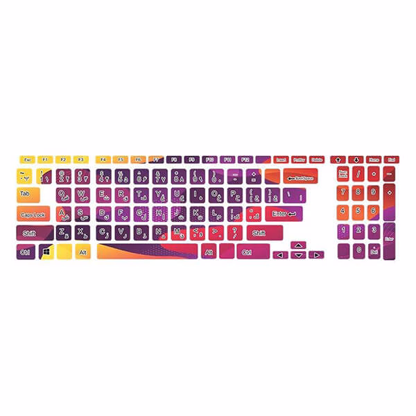 استیکر کیبورد؛ ایجاد ظاهری خاص در لپ تاپ