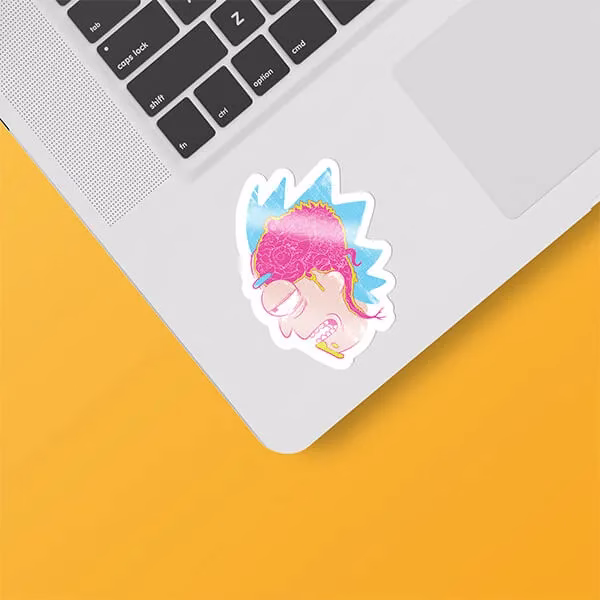 استیکر طرح Rick03