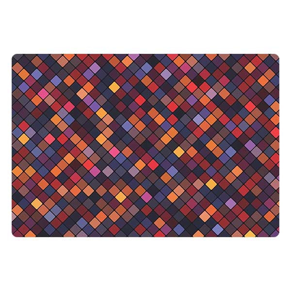 Laptop skin with geometric design code 08 with keyboard sticker