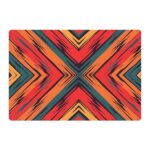 Laptop skin with geometric design code 09 with keyboard sticker