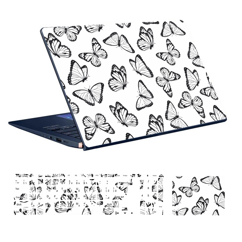Animal design laptop skin code 14 with keyboard sticker
