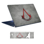 Assassin design laptop skin code 13 with keyboard sticker