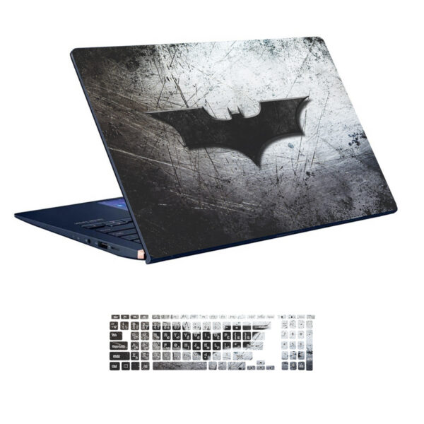 Laptop skin of Batman design code 01 with keyboard sticker