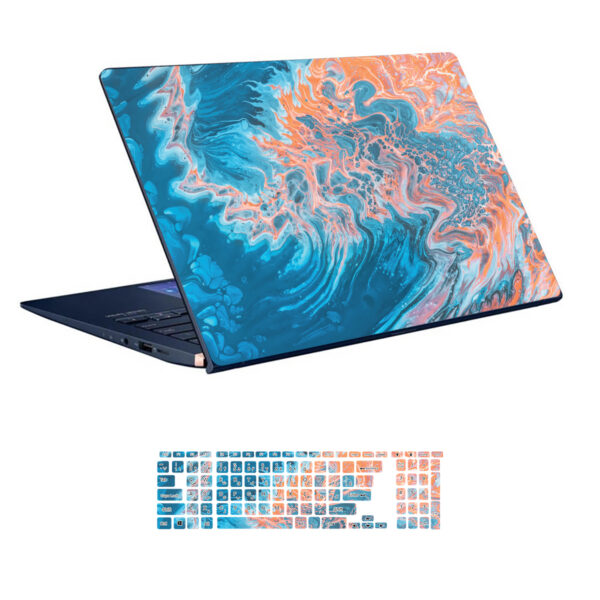 Colorful design laptop skin code 30 with keyboard sticker