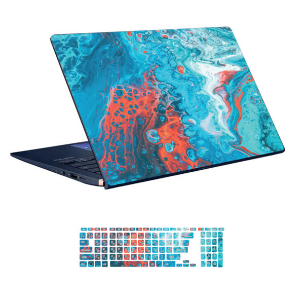 Colorful design laptop skin code 34 with keyboard sticker