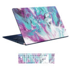 Colorful design laptop skin code 35 with keyboard sticker