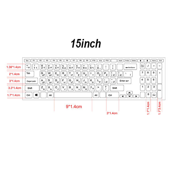Animal design laptop skin code 13 with keyboard sticker