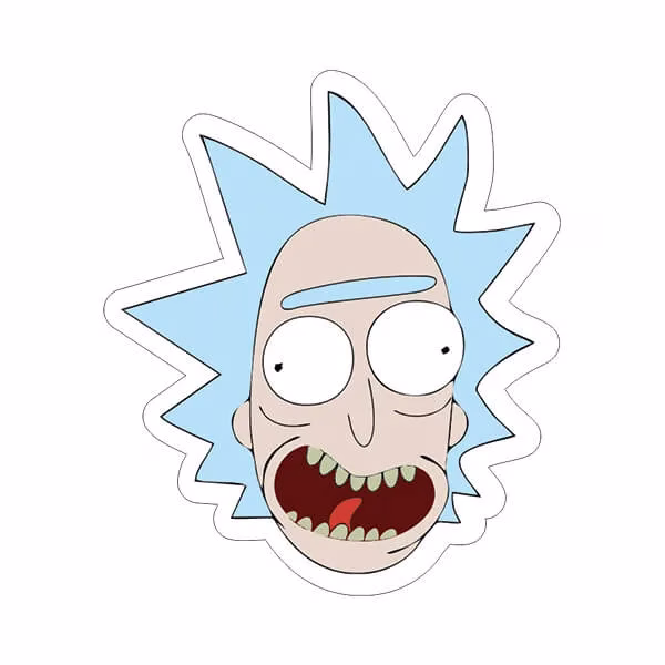 استیکر طرح Rick 06