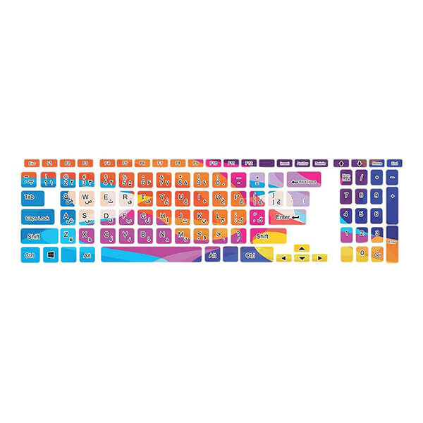 Keyboard design sticker colors 33