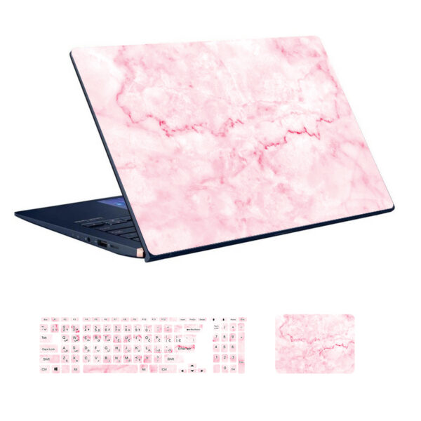 Marble design laptop skin code 115 with keyboard sticker