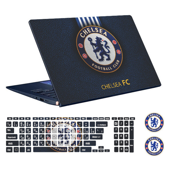 Chelsea 01 design laptop skin with keyboard sticker