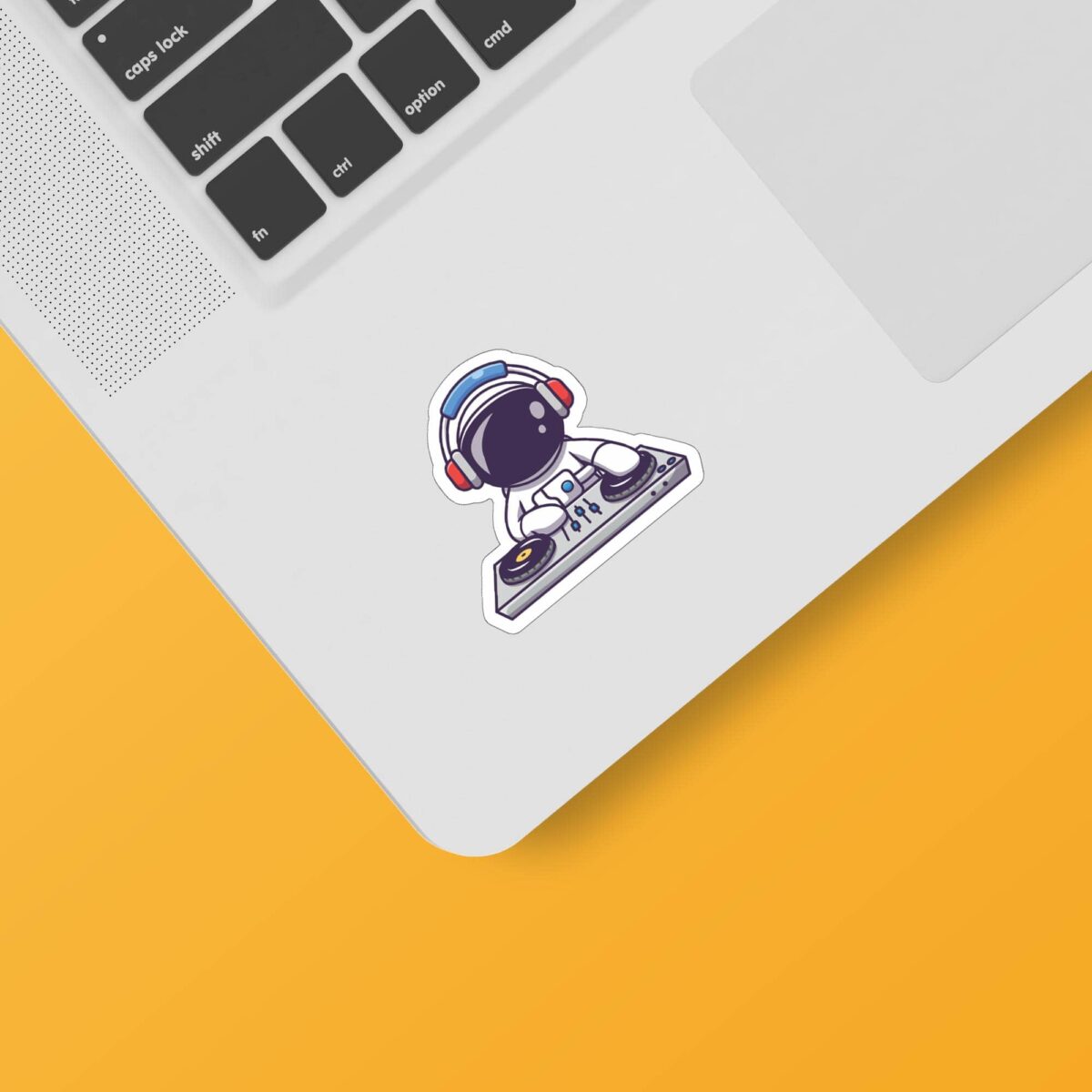 Astronaut laptop design code 07 with keyboard sticker