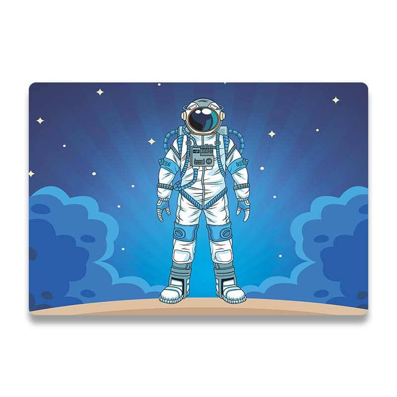 Astronaut Code 15 laptop skin with keyboard sticker