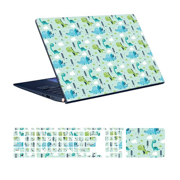 Animal design laptop skin code 23 with keyboard sticker