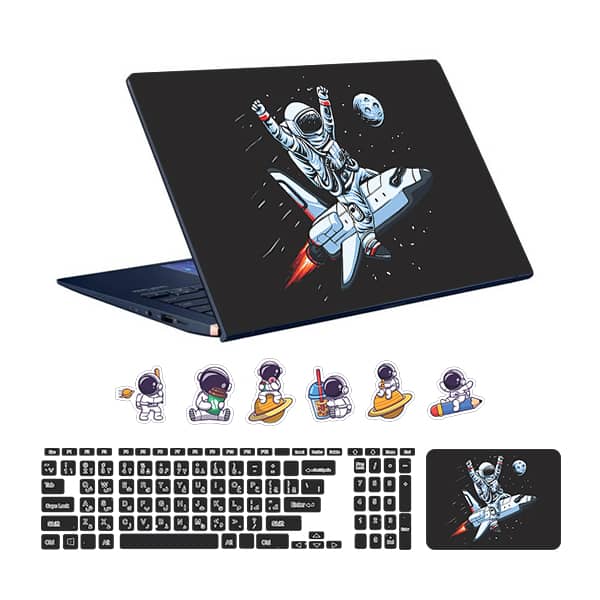 Astronaut laptop code skin code 09 with keyboard sticker
