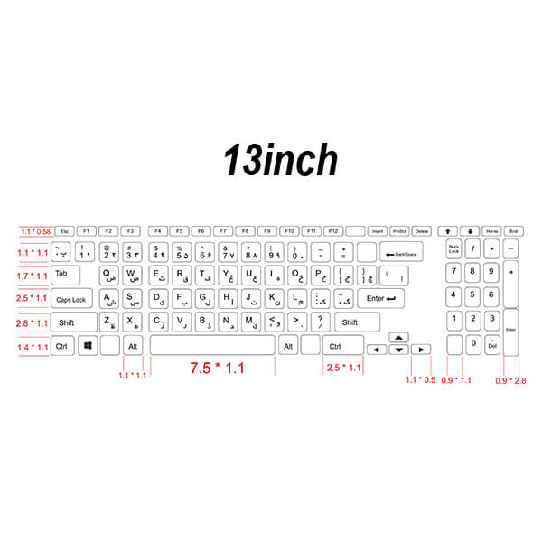 Animal design laptop skin code 18 with keyboard sticker