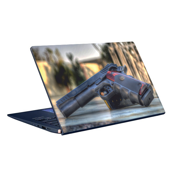 Gun design laptop skin code 01