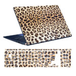 Leopard design laptop skin code 01 with keyboard sticker