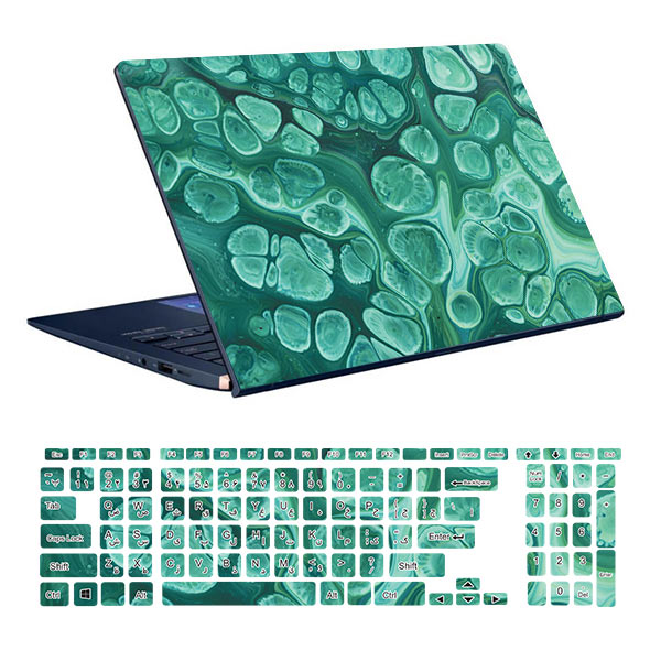 Colorful design laptop skin code 60 with keyboard sticker