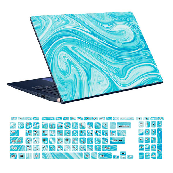 Colorful design laptop skin code 70 with keyboard sticker