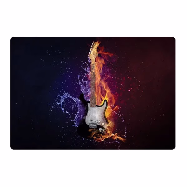 Guitar design laptop skin code 01