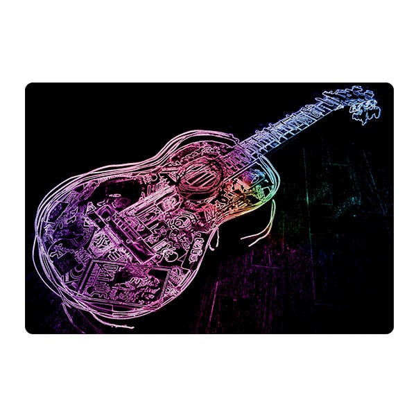 Guitar design laptop skin code 03