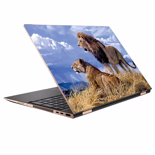 Lion design laptop skin code 07 اسکین لپ تاپ طرح Lion کد۰۷