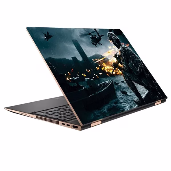 Soldiers Laptop Skin Design Code 03 اسکین لپ تاپ طرح Soldiers کد۰۳