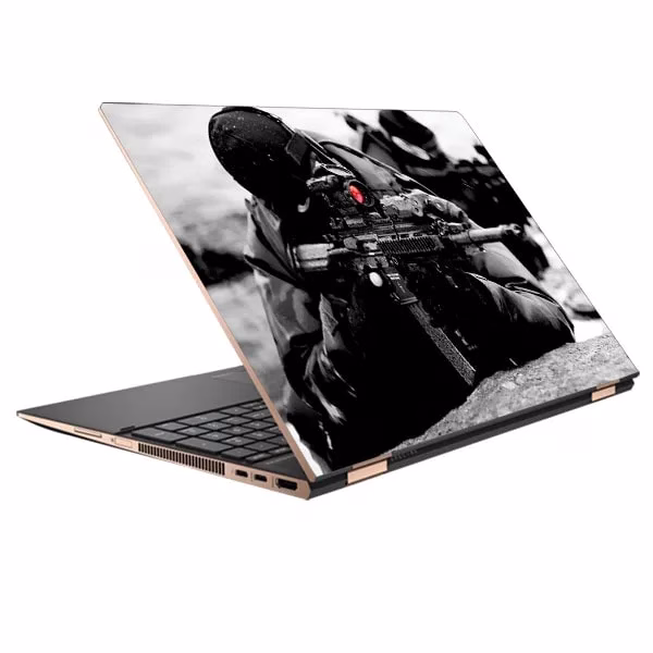 Soldiers Laptop Skin Design Code 04 اسکین لپ تاپ طرح Soldiers کد۰۴