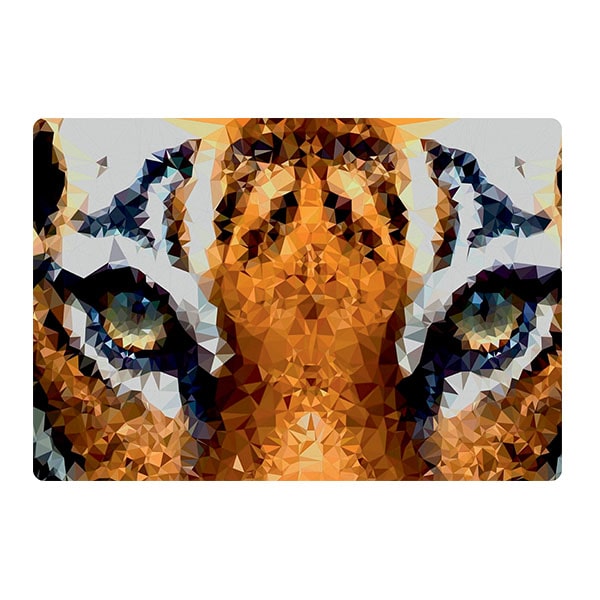 Tiger design laptop skin code 10
