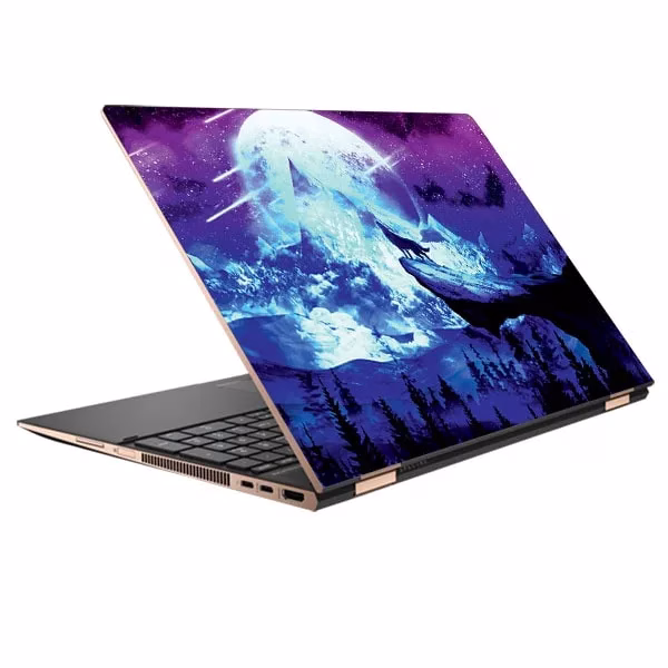 Wolf Design Laptop Skin Code 02