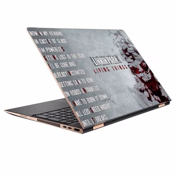 Laptop skin design Linkin park code 01