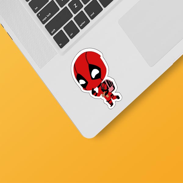 Deadpool Laptop Sticker Code 01