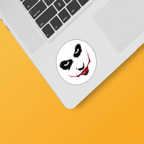 Joker design laptop sticker code 01