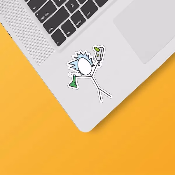 Rick & Morty Laptop Sticker Code 27