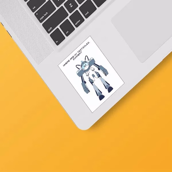 Rick & Morty Laptop Sticker Code 28