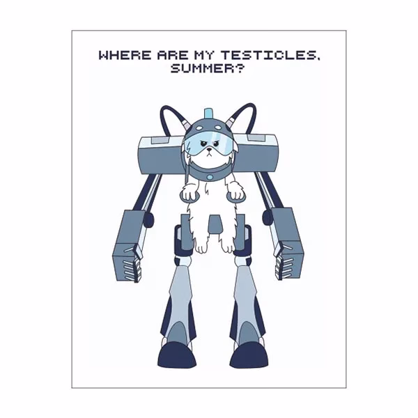 Rick & Morty Laptop Sticker Code 28