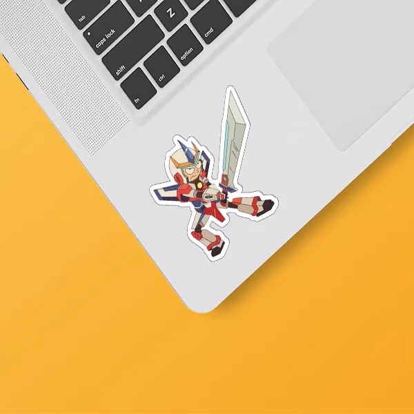 Rick & Morty Laptop Sticker Code 17