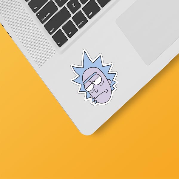 Rick & Morty Laptop Sticker Code 19