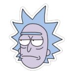 Rick & Morty Laptop Sticker Code 19