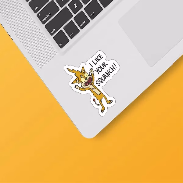 Rick & Morty Laptop Sticker Code 23