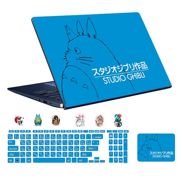 اسکین لپ تاپ طرح Anime کد 08 به همراه استیکر کیبورد