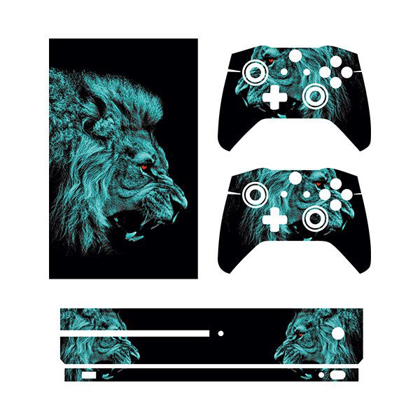 اسکین Xbox one/s طرح Lion 01.